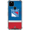 NHL New York Rangers Jersey Google Pixel 5a 5G Clear Case
